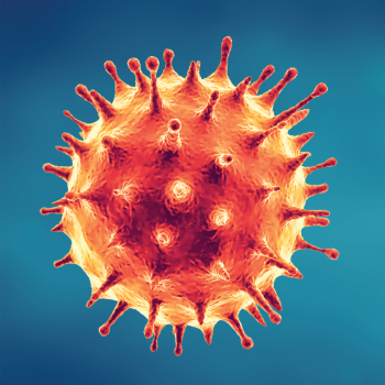 Coronavirus on background