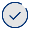 blue grey check mark icon
